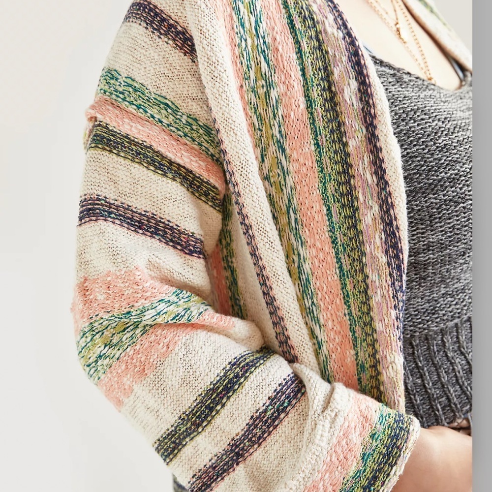 Anthropologie Pilcro Knit Striped Cardigan - Picture 8 of 15